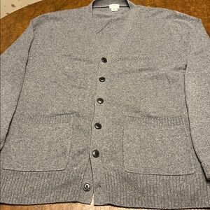 Club Monaco Gray Men's Cardigan Sweater